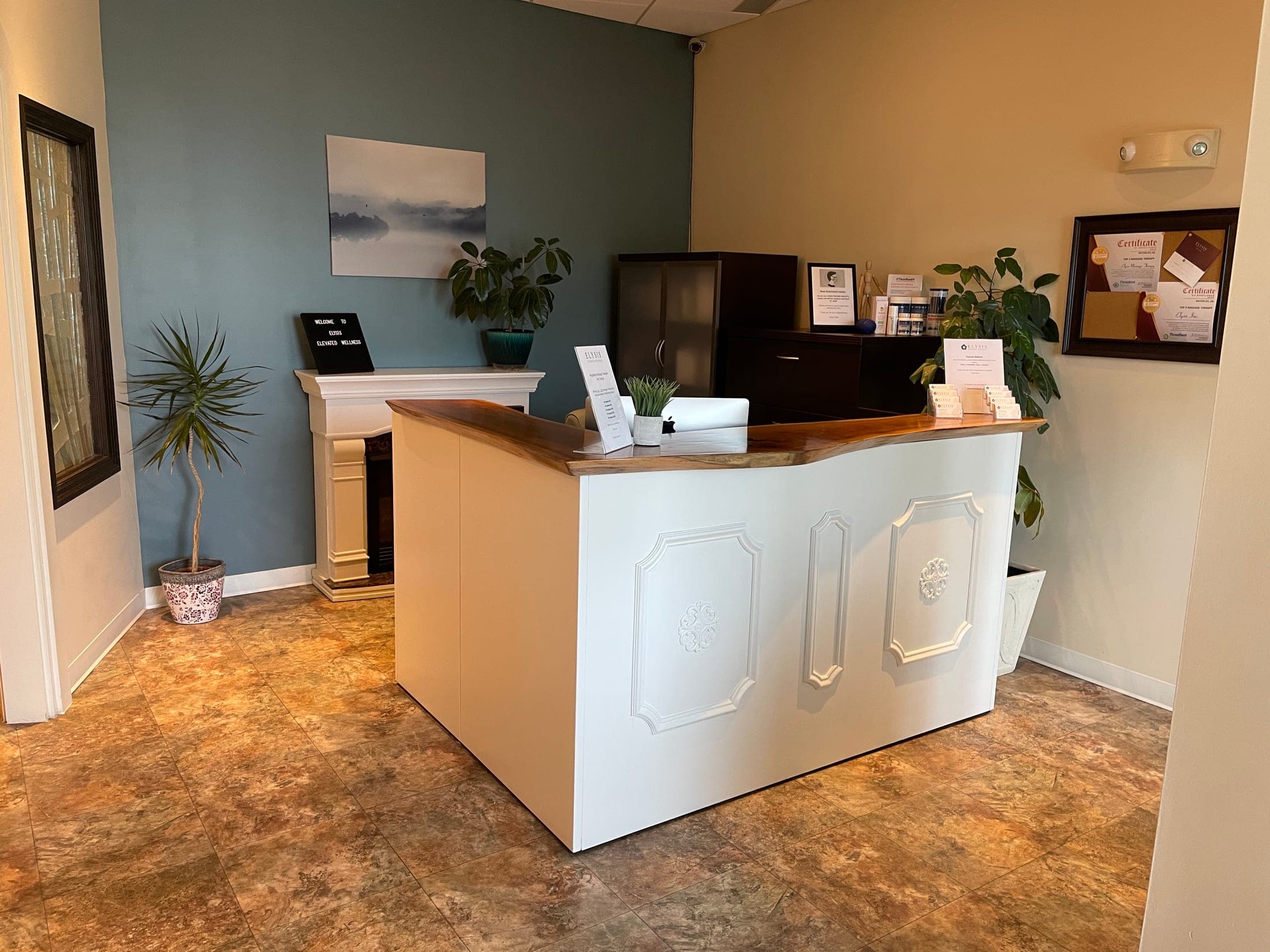 Treatment space at Elysis